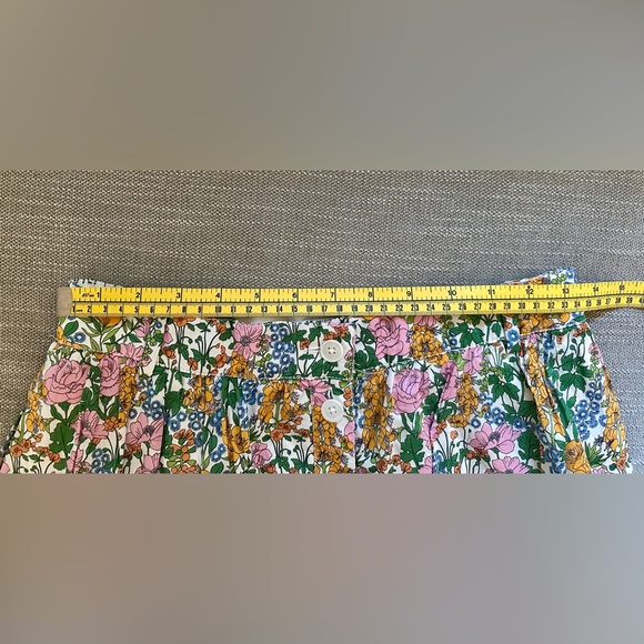 J. Crew Button-up midi skirt Liberty fabric Mini Floral Walk size 6 fits like 4 - Picture 10 of 10